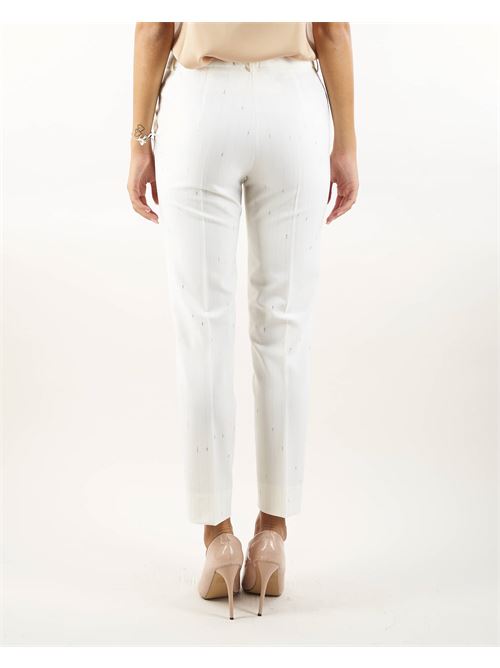 Luxury pinstriped fabric trousers Simona Corsellini SIMONA CORSELLINI | Pants | PA02801TGES0003692